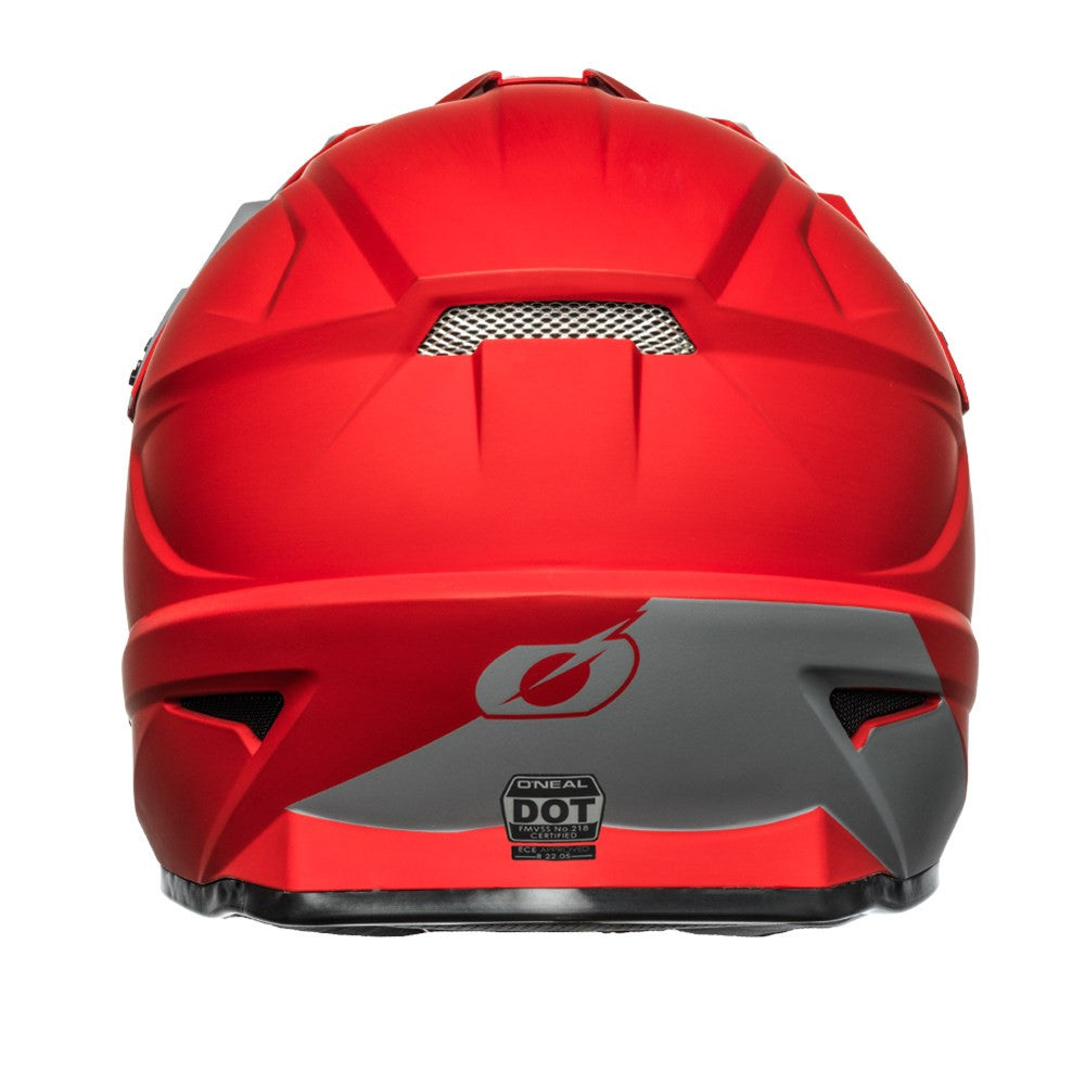 O'Neal 2024 1 Series Solid Helmet and Goggle Combo Red