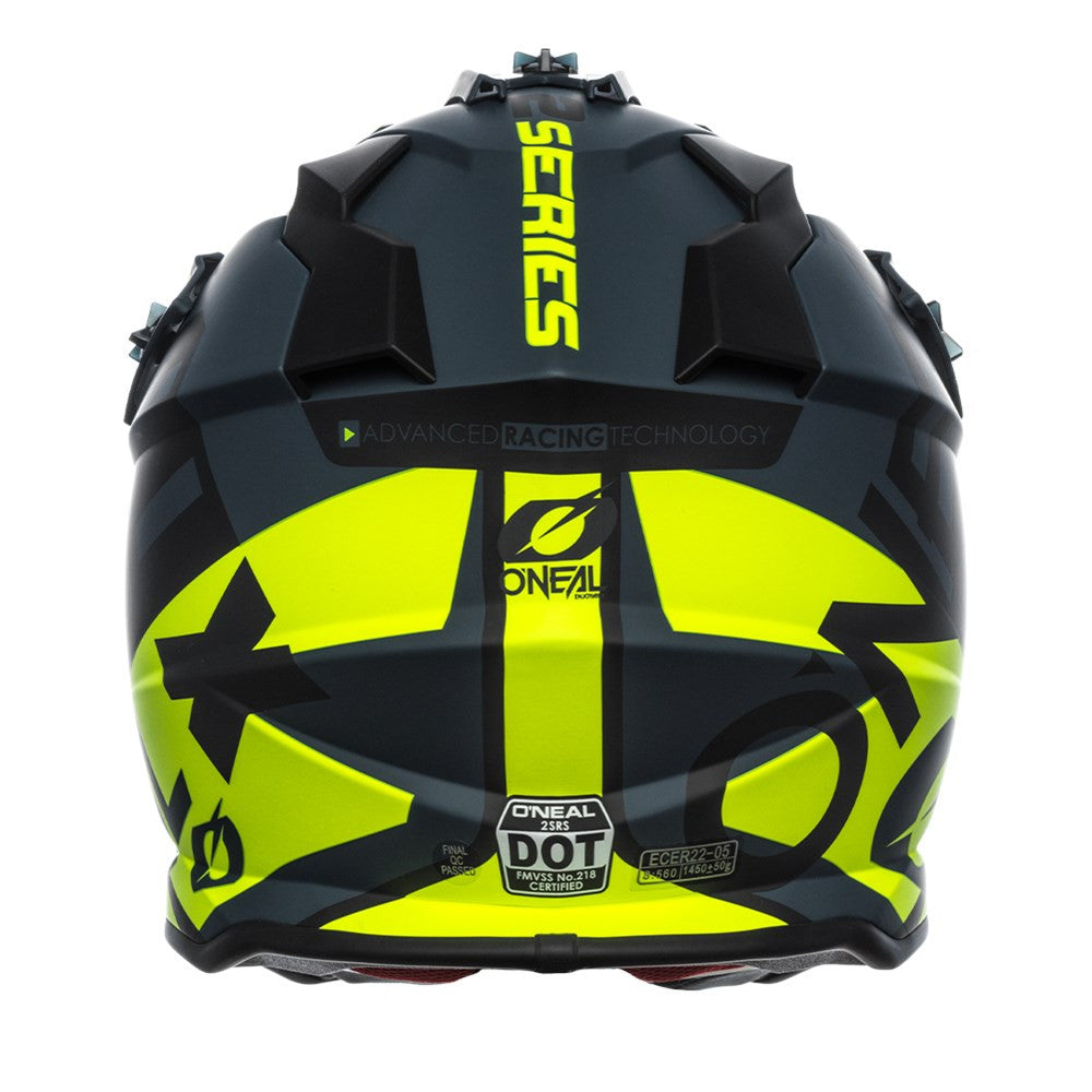 O'Neal 2024 2 Series Spyde Helmet and Goggle Combo Black/Neon Yellow