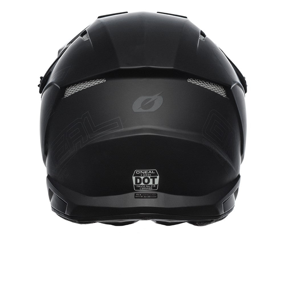 O'Neal 2024 3 Series Flat Black Helmet and Goggle Combo
