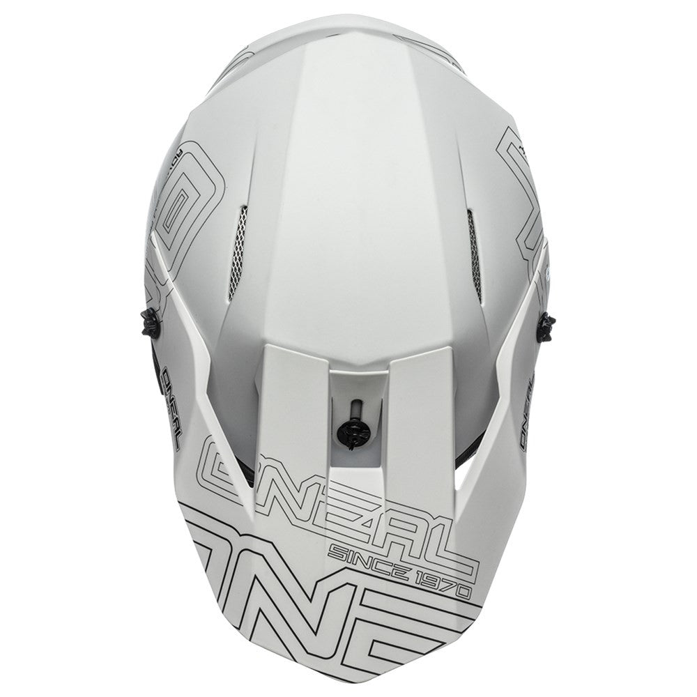 O'Neal 2024 3 Series Flat White Helmet and Goggle Combo