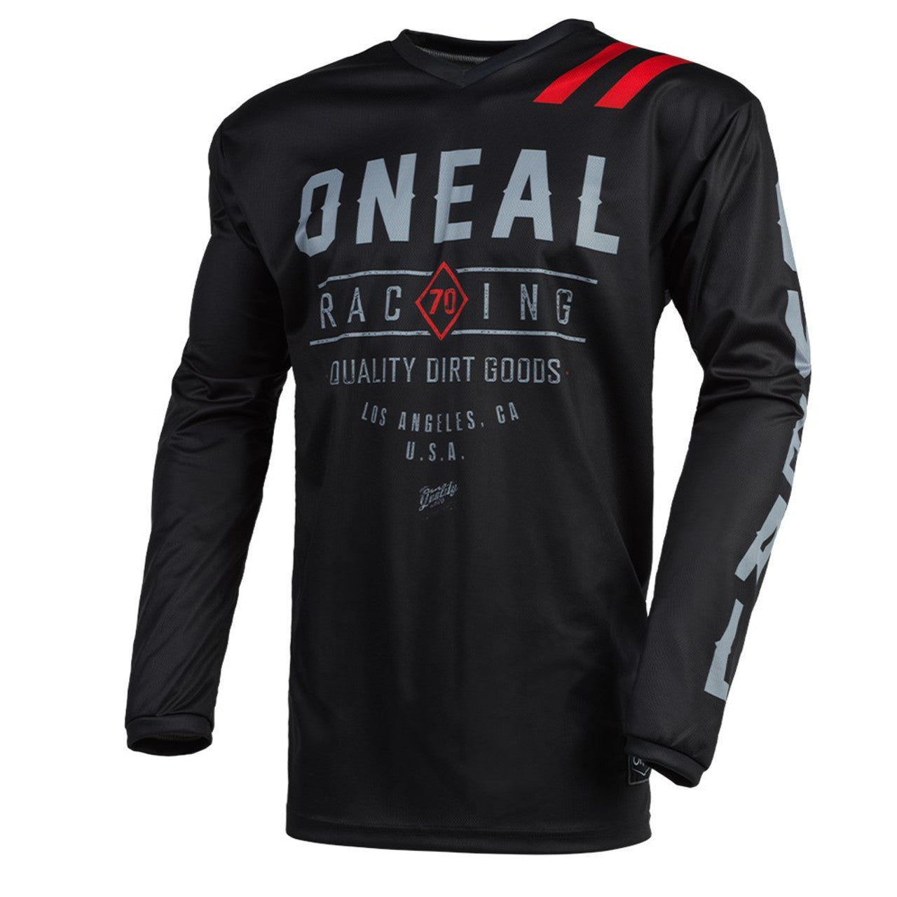 O'Neal 2024 Element Threat Dirt Jersey Pant Element Boot Combo Black/Gray