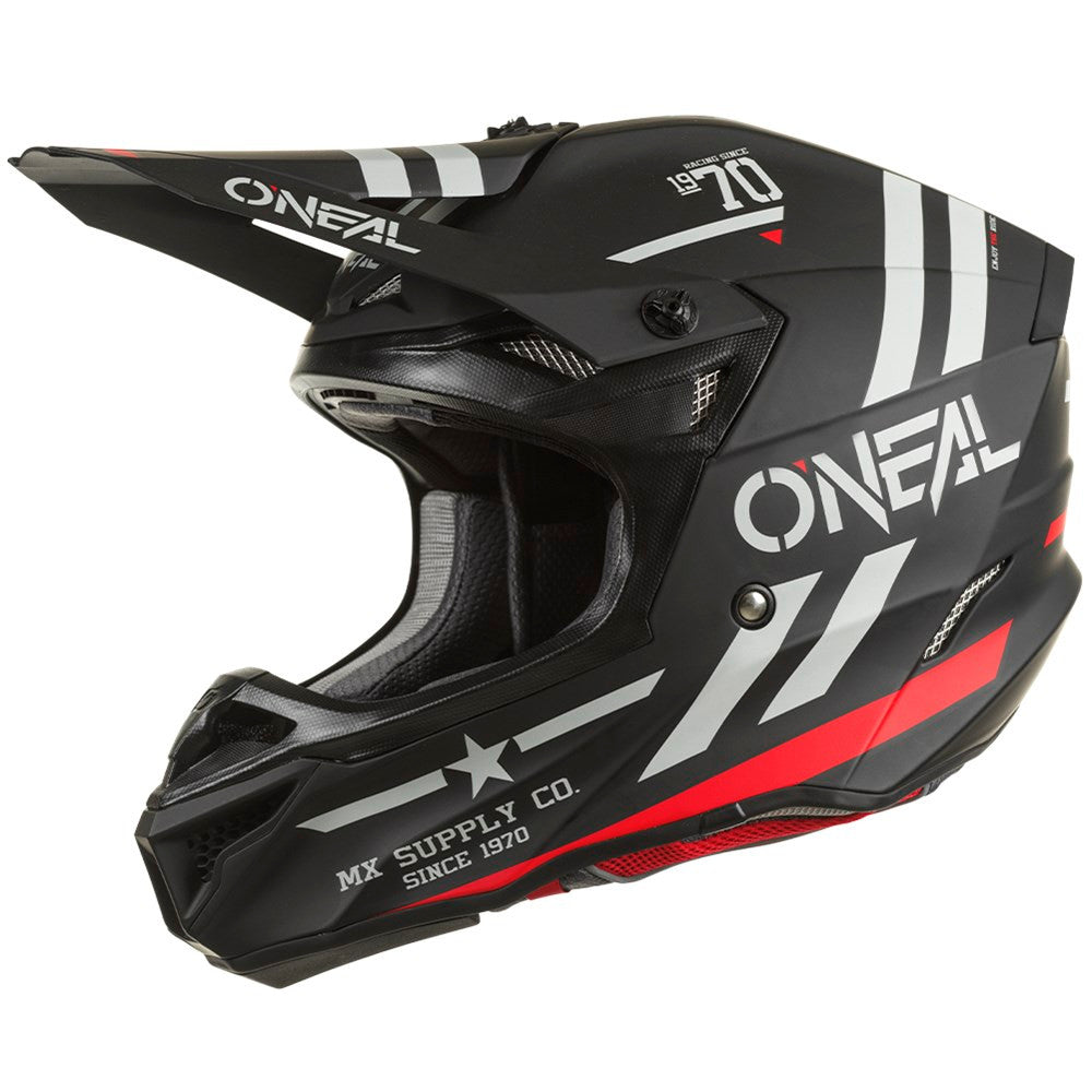 O'Neal 2024 5 Series Squadron Helmet and Goggle Combo Black/Grey