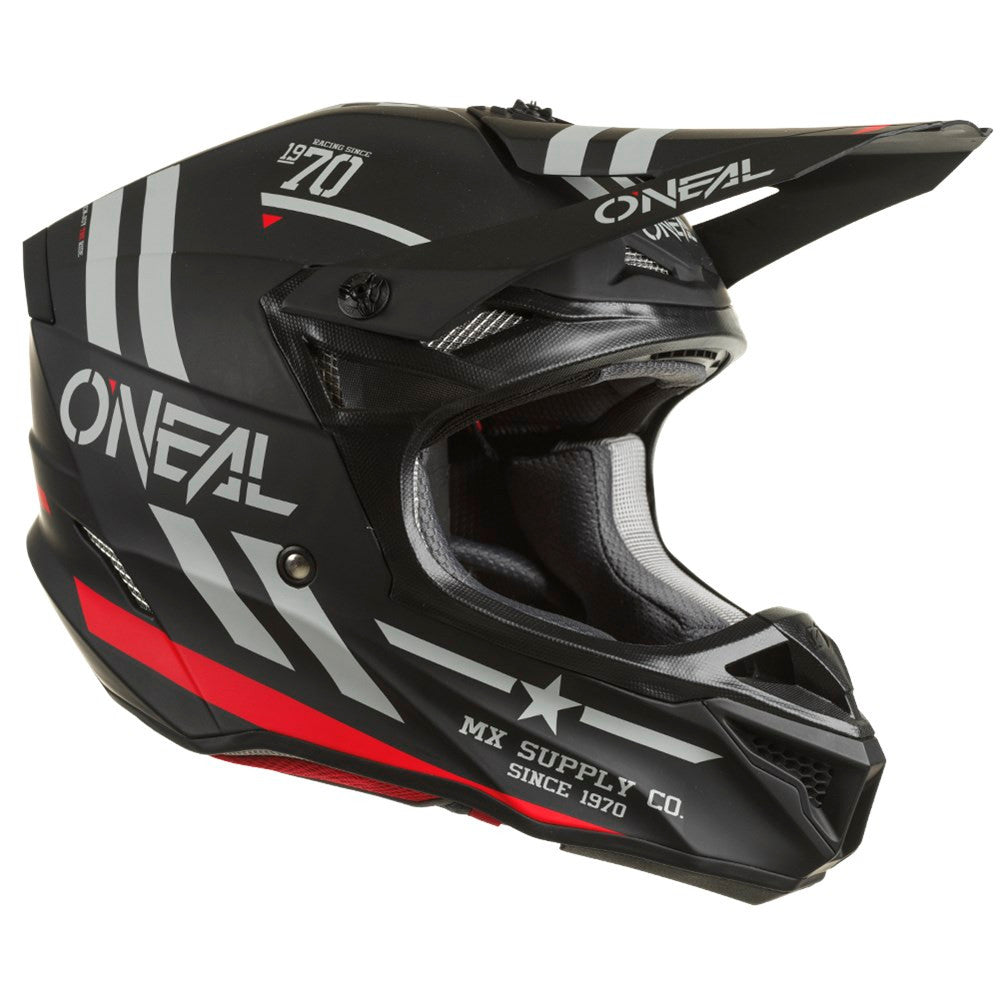 O'Neal 2024 5 Series Squadron Helmet and Goggle Combo Black/Grey