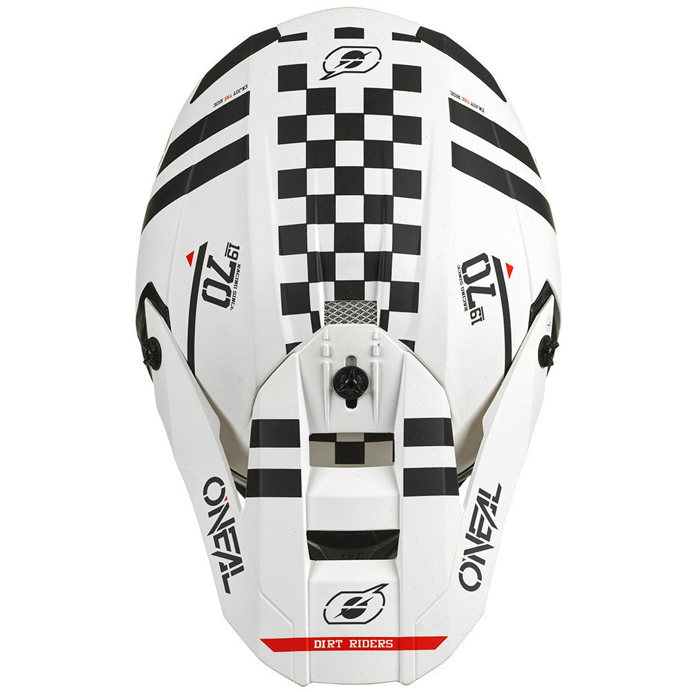 O'Neal 2024 5 Series Squadron Helmet and Goggle Combo White/Black