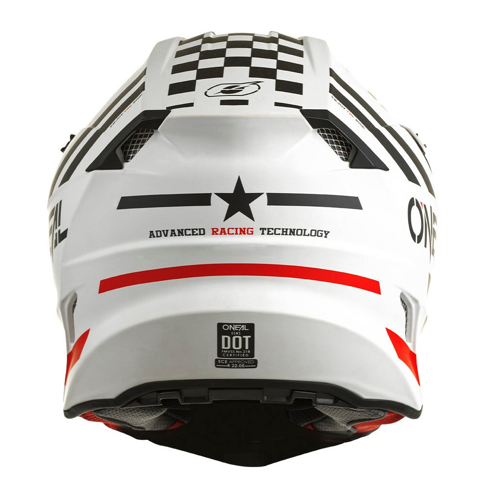 O'Neal 2024 5 Series Squadron Helmet and Goggle Combo White/Black