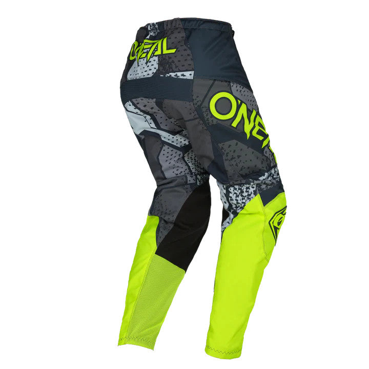 Oneal 2024 Element Camo Pant - Grey/Yellow