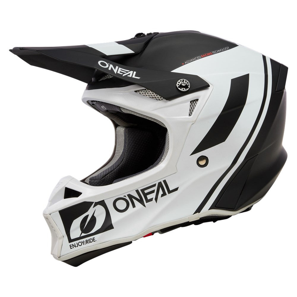 O'Neal 2024 10 Series Hyperlite Flow V.23 Helmet and Goggle Combo Black/White