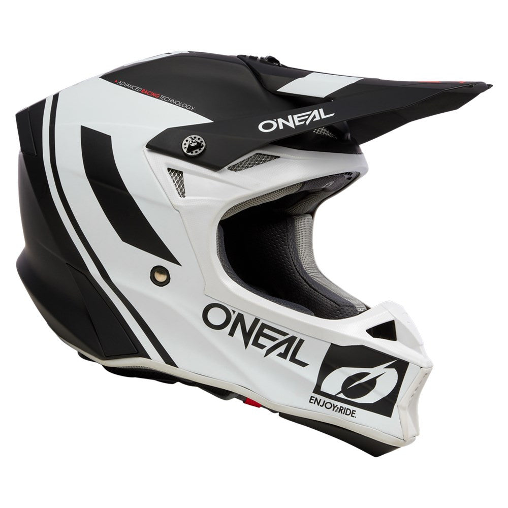 O'Neal 2024 10 Series Hyperlite Flow V.23 Helmet and Goggle Combo Black/White