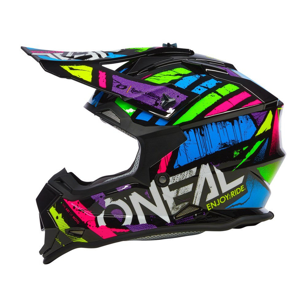 Oneal 2025 Youth 2 Series Glitch V.23 Offroad Helmet