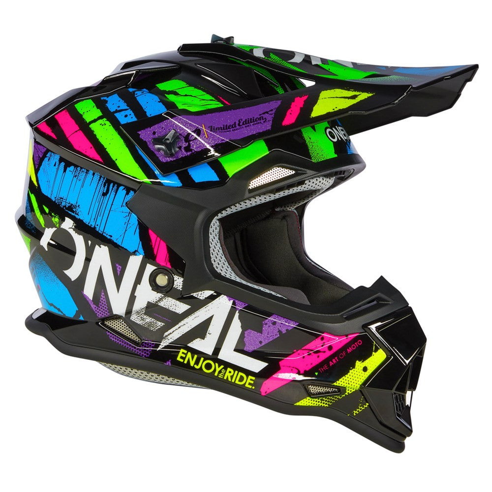 Oneal 2025 Youth 2 Series Glitch V.23 Offroad Helmet