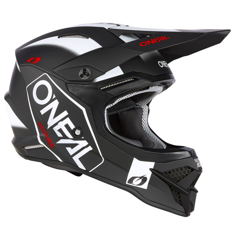 O'Neal 2024 3 Series Hexx V.23 Helmet and Goggle Combo Black/White