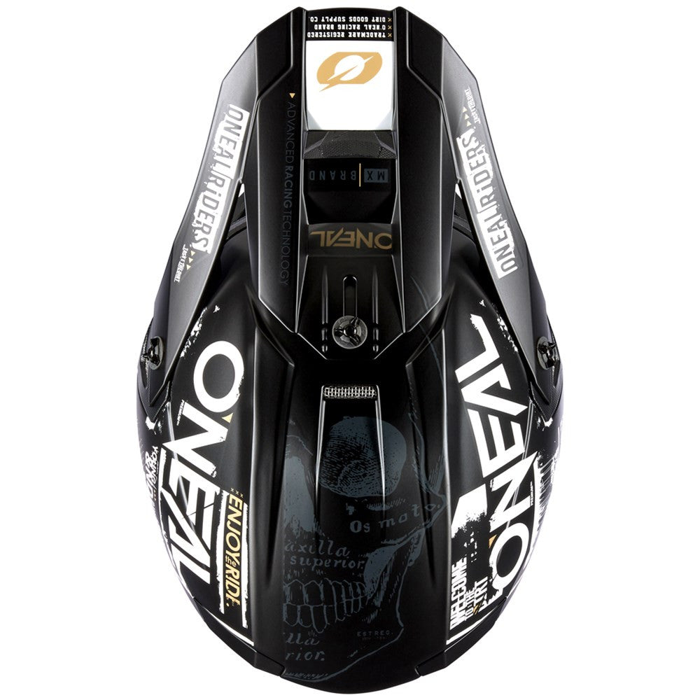 O'Neal 2024 5 Series Attack V.23 Helmet and Goggle Combo Black/White