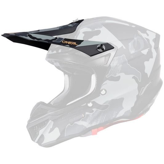 Oneal 5 Series Camo V.23 Replacement Helmet Visor Black/Gray