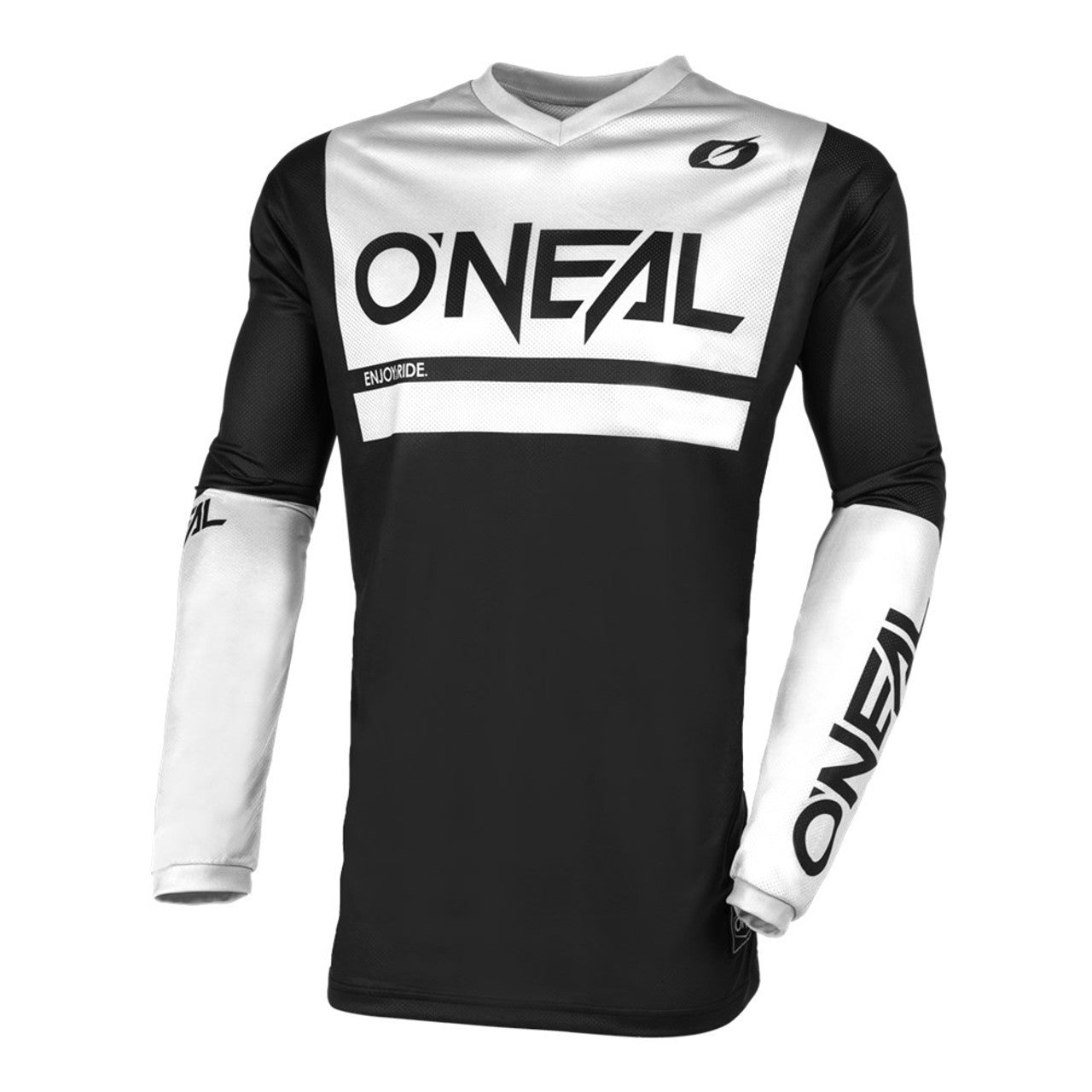 O'Neal 2024 Element Threat Air Jersey Pant Element Boot Combo Black/White