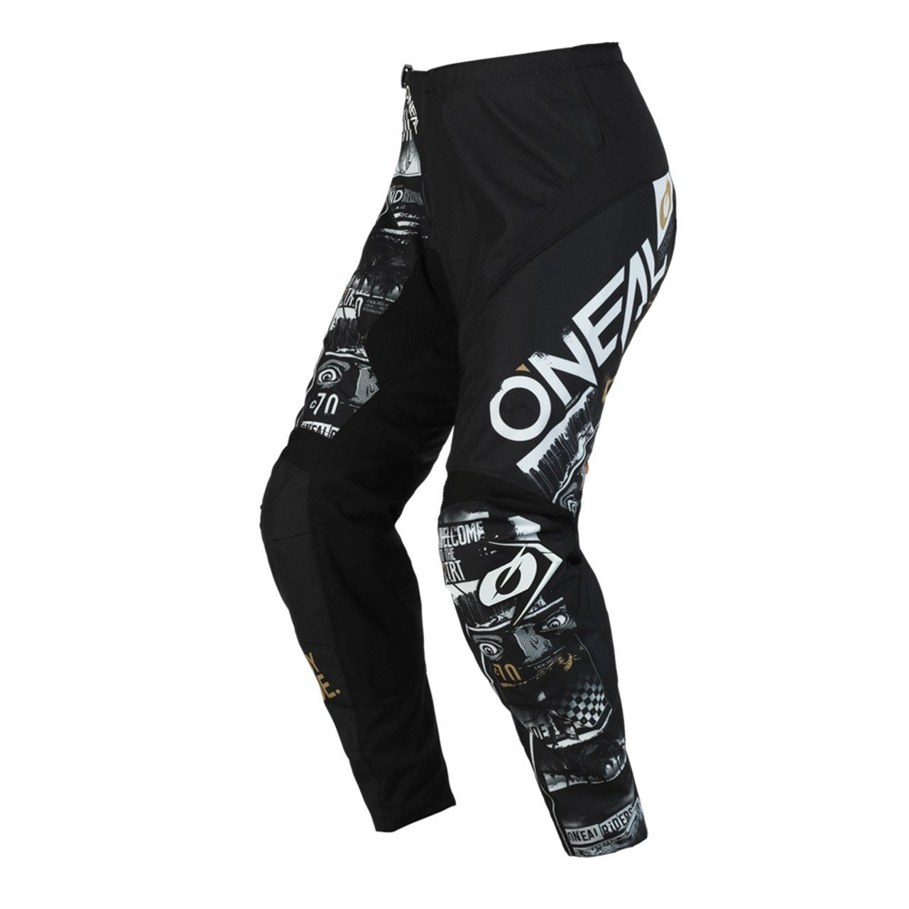 O'Neal 2024 Element Attack Jersey Pant Element Boot Combo Black/White