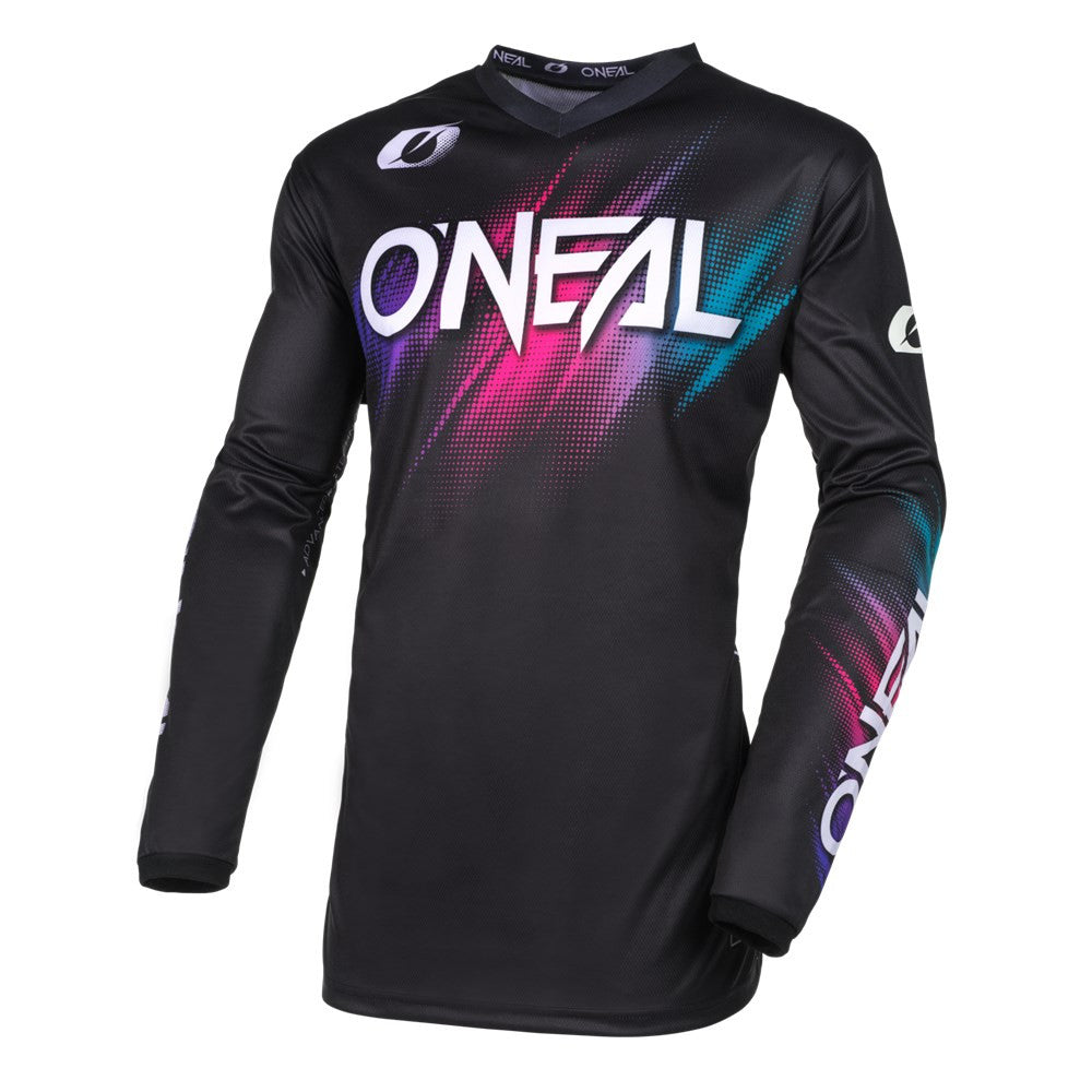 O'Neal 2024 Womens Element Voltage Jersey Pant Combo - Black/Multi