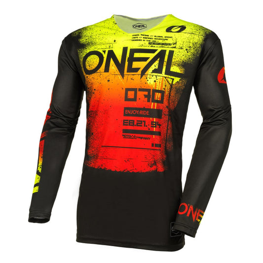 O'Neal 2025 Youth Mayhem Scarz Jersey - Black/Red