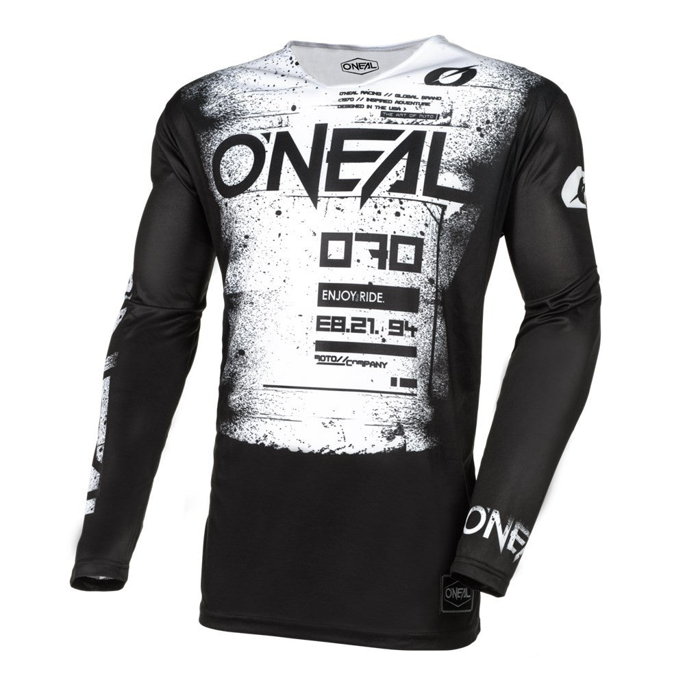 O'Neal 2024 Mayhem Scarz Jersey Pant Element Boot Combo Black/White