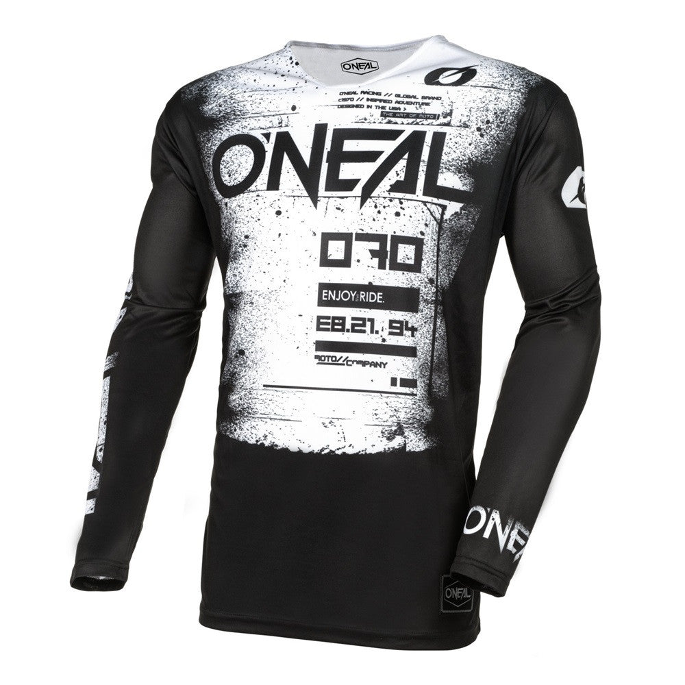 O'Neal 2025 Youth Mayhem Scarz Jersey Black/White