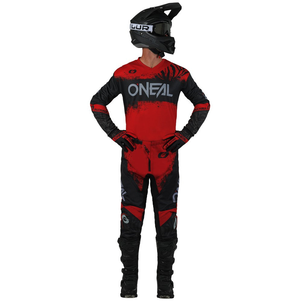 O'Neal 2025 Element Shocker Jersey Pant Combo Black/Red