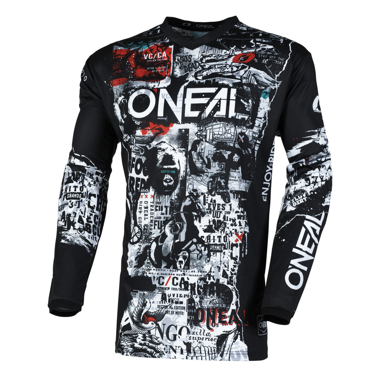 O'Neal 2025 Youth Element Attack Jersey Pant Combo Black/White