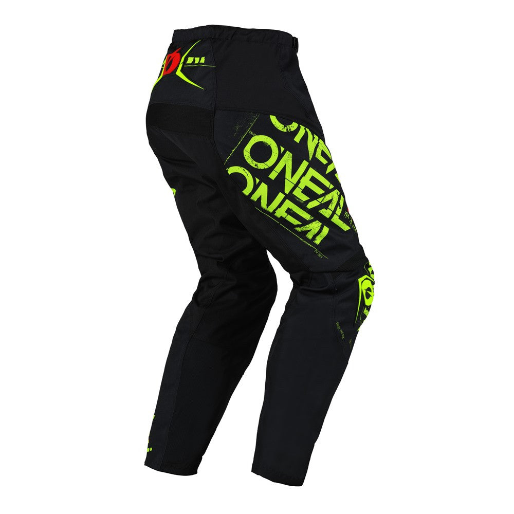 O'Neal 2025 Element Static Jersey Pant Combo Black/Neon