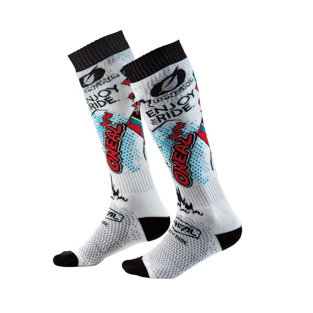 Oneal Pro MX Villain Socks - White