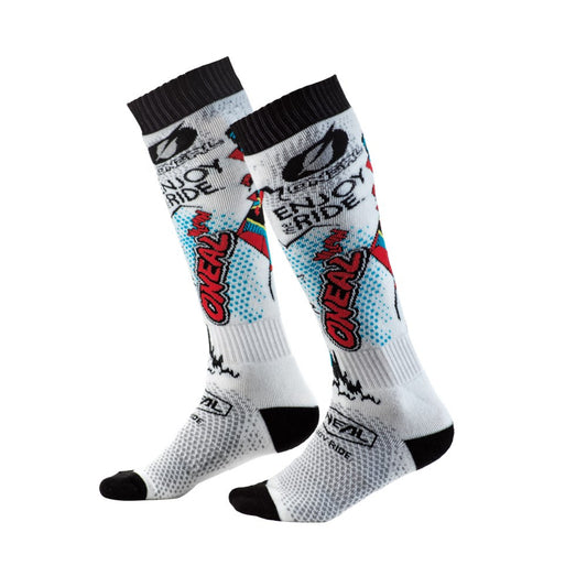 Oneal Pro MX Villain Socks - White