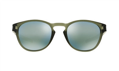 Oakley Latch Sunglasses - Matte Olive Ink/Emerald Iridium Lens