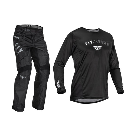 FLY Racing 2025 Patrol Jersey OTB Pant Combo Black/White