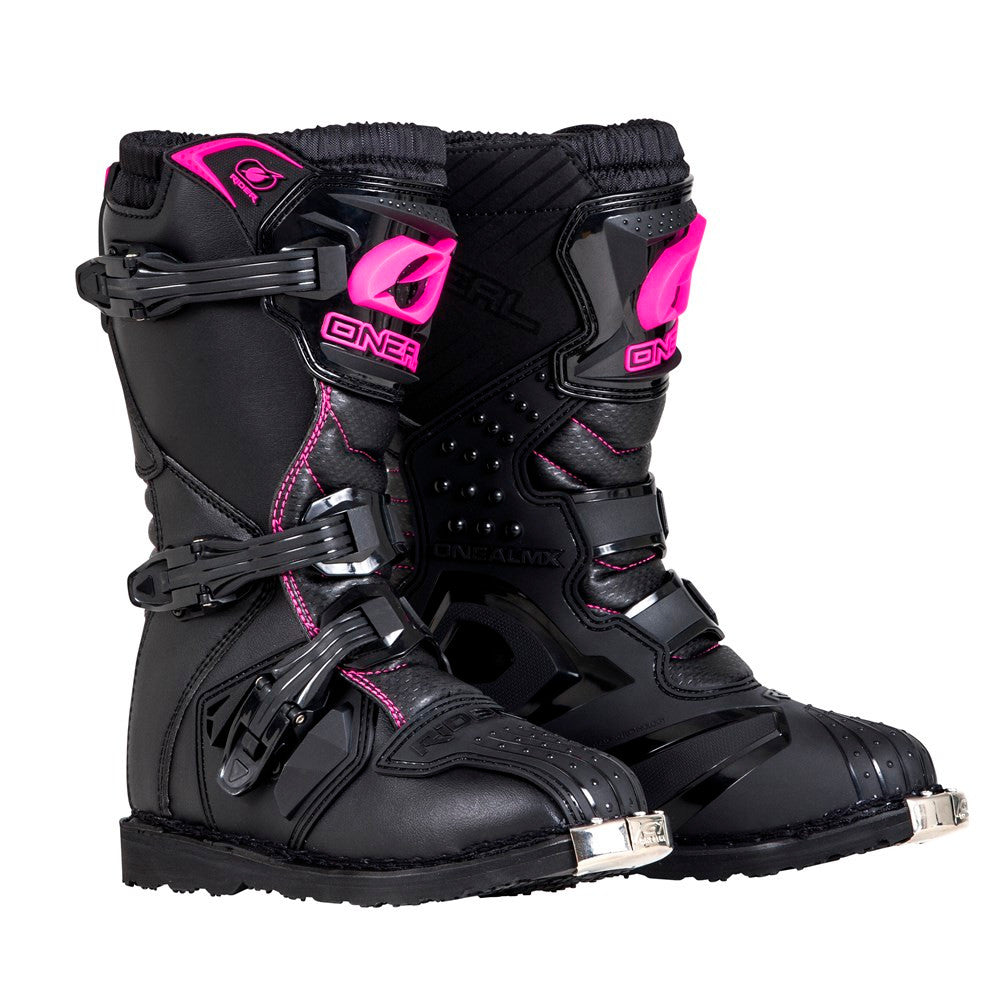 Oneal 2025 Girls Youth Rider Boots - Black/Pink