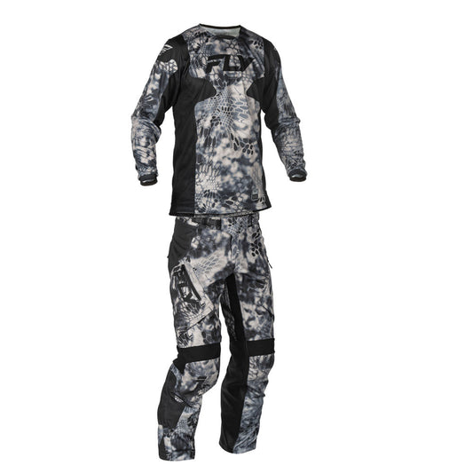 FLY Racing 2025 Patrol Kryptek Over the Boot Jersey Pant Combo Grey/Black