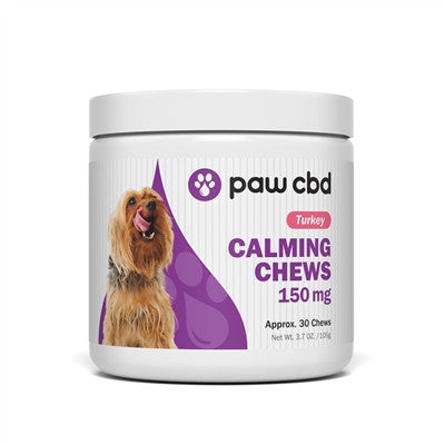 cbdMD Paw CBD Dog Soft Chew 30 Count Calming 150mg - Turkey Flavor