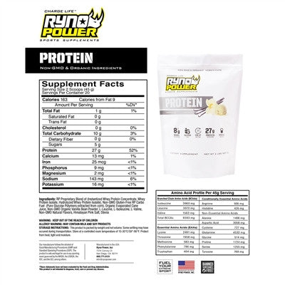 Ryno Power Essentials Package (Gladiator, Hydration Fuel Fruit Punch, Vanilla Protein and Blender Bottle)