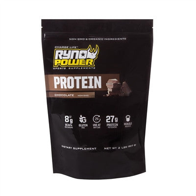 Ryno Power 2lbs Chocolate Protein Powder Supplement