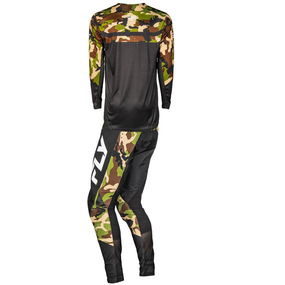 FLY Racing 2025 Rayce Bicycle Jersey Pant Combo Black/Camo