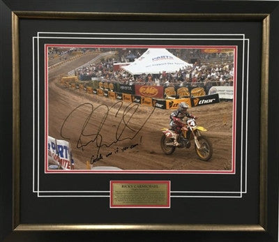 Autographed Collectables Ricky Carmichael Signed Catch Me Photo Framed