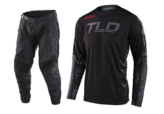 Troy Lee Designs Scout GP Jersey Pant Combo Recon Camo Black