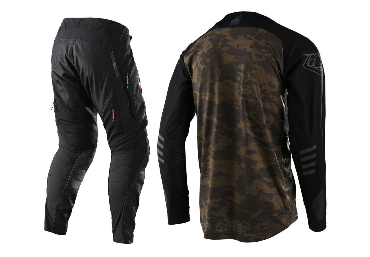 Troy Lee Designs Scout SE Jersey Pant Combo Systems Camo Green