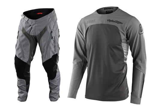 Troy Lee Designs Scout SE Jersey Pant Combo Systems Grey