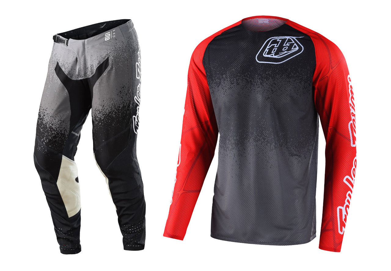 Troy Lee Designs 2022 SE Pro Air Jersey and Pant Combo Webstar Black/Grey
