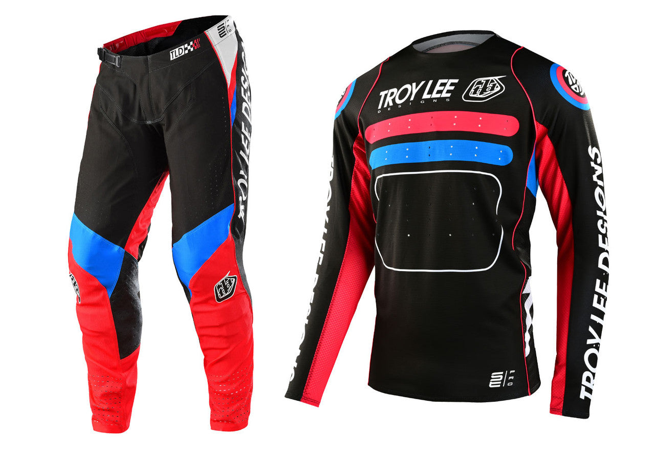 Troy Lee Designs 2022 SE Pro Jersey and Pant Combo Drop In Charcoal