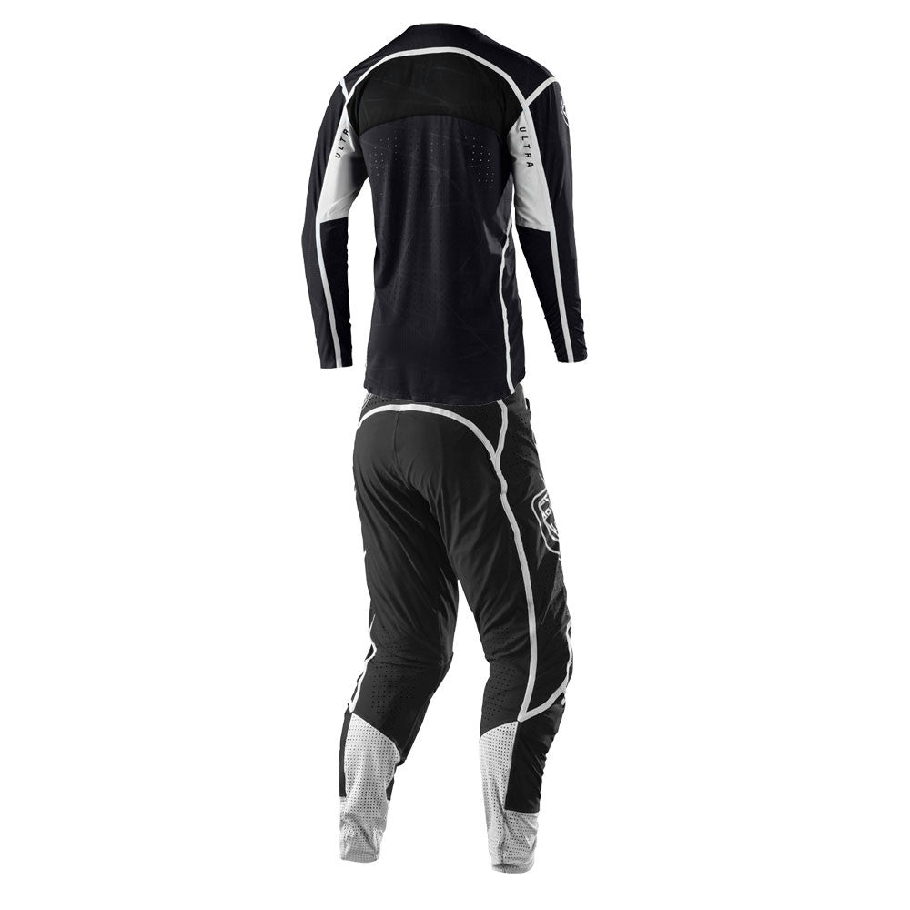 Troy Lee Designs 2022 SE Ultra Jersey and Pant Combo Lines Black/White