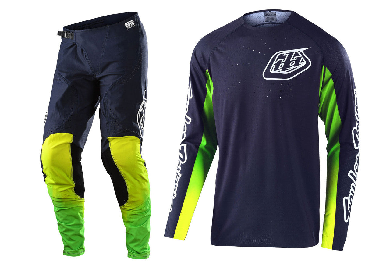 Troy Lee Designs 2022 SE Ultra Jersey and Pant Combo Streamline Blue