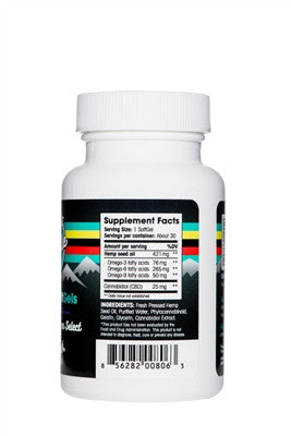 Floyd's of Leadville - SFTGL25MG - Full Spectrum Softgels 25mg CBD/0.6oz (18g) - 30 Count