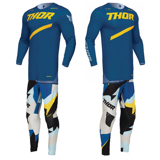 Thor 2025 SPORTMODE Brave Jersey Pant Combo Blue