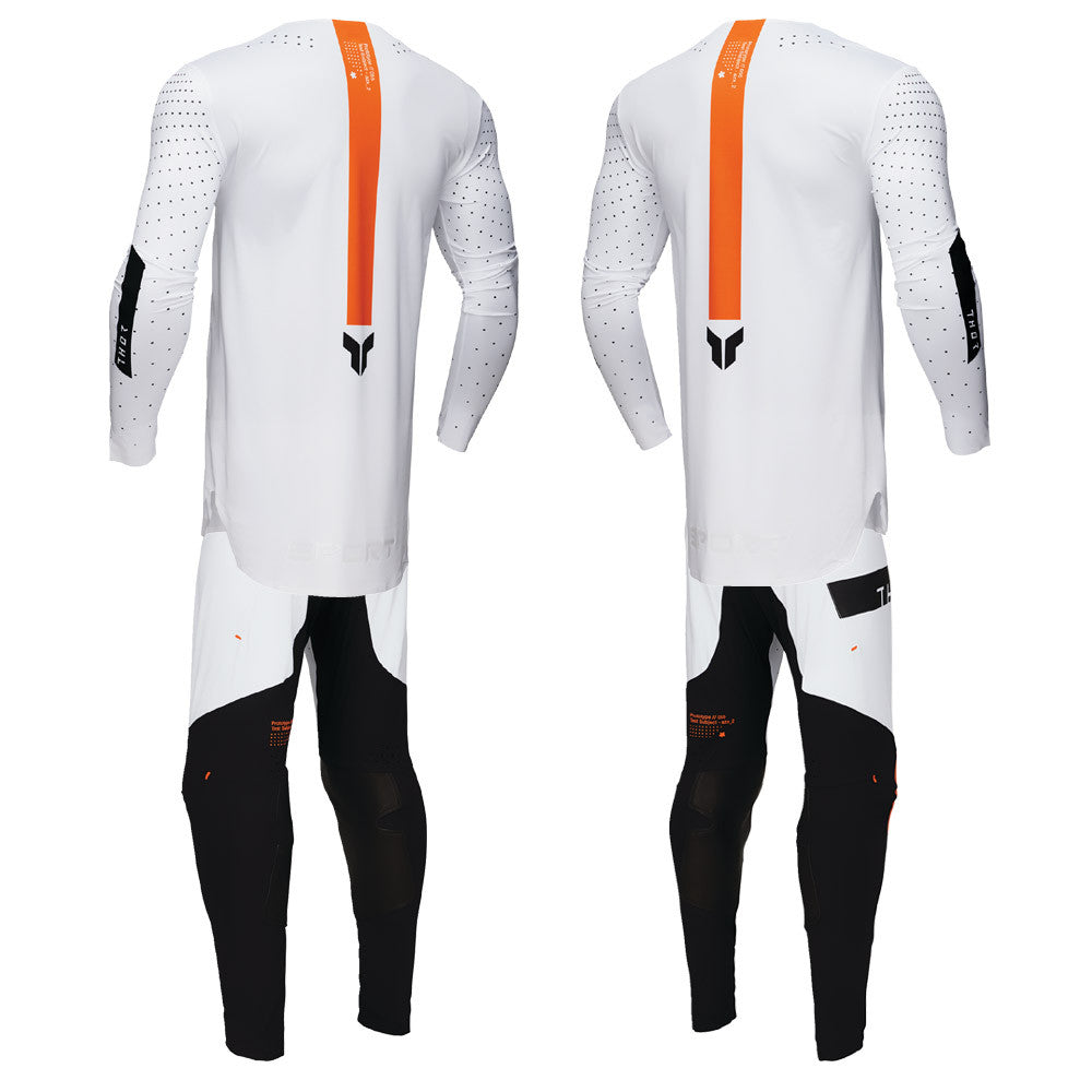 Thor 2025 SPORTMODE Rogue Jersey Pant Combo White/Orange