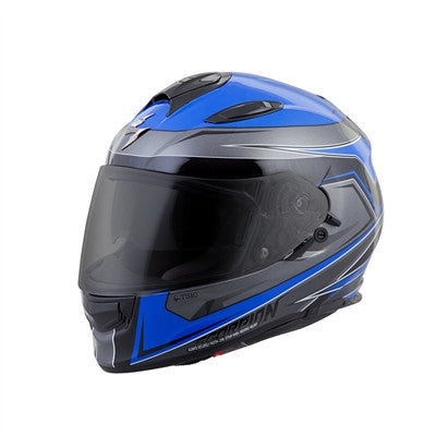 Scorpion 2017 EXO-T510 Tarmac Full Face Helmet - Blue/Black