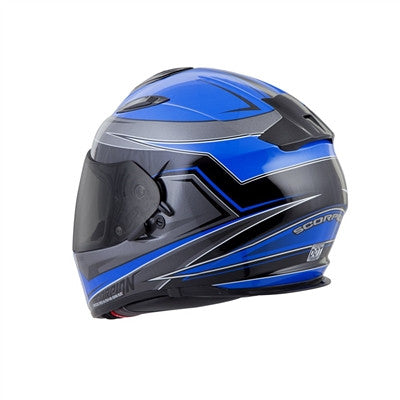 Scorpion 2017 EXO-T510 Tarmac Full Face Helmet - Blue/Black