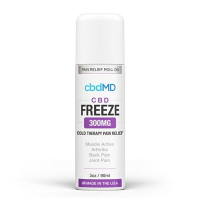 cbdMD Freeze Pain Relief 3oz Roller 300mg